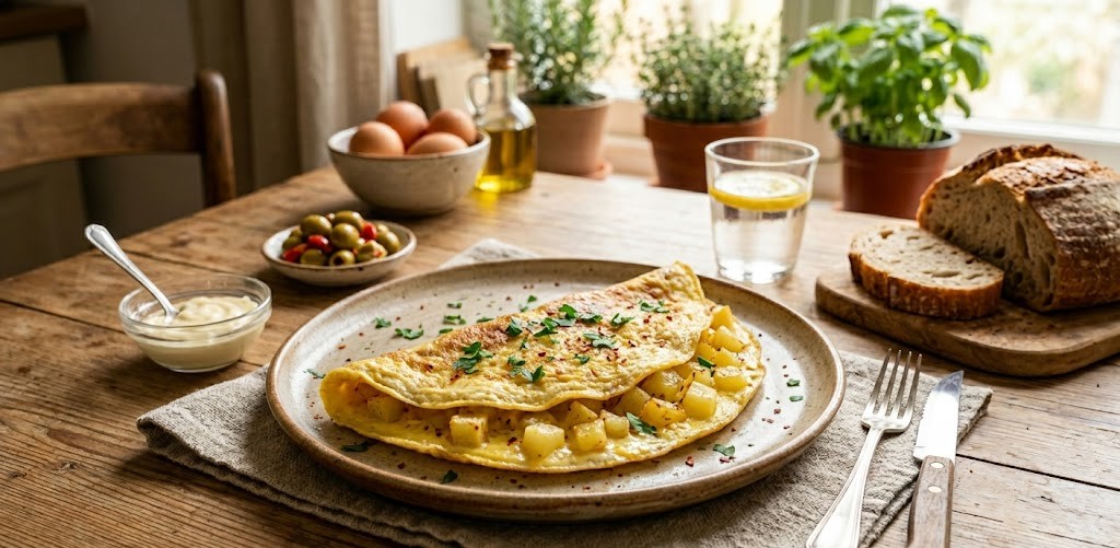 PATATESLİ OMLET
